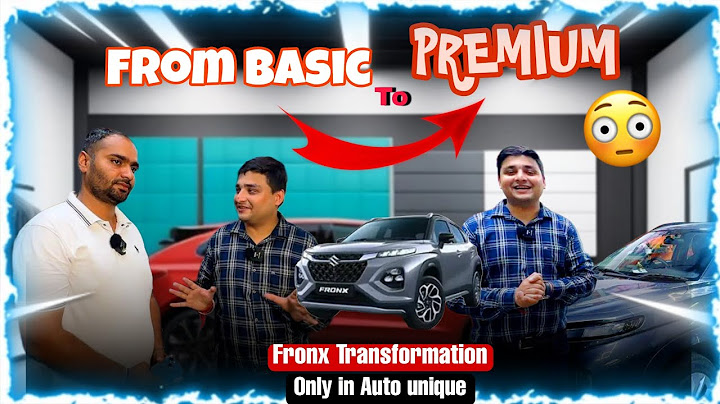#Fronx Sigma Best Modified in Only Auto Unique🤩 | Best Quality Seat Cover 🔥| Mucie Upgrades ✅