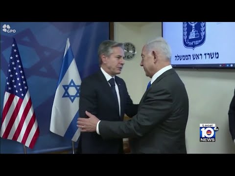 Netanyahu shows Blinken photos: ‘A baby, an infant, riddled with bullets’