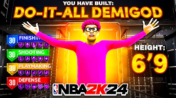 6'9 BUILDS are BACK on NBA 2K24! NEW "DO-IT-ALL DEMIGOD" is the BEST BUILD in the GAME!