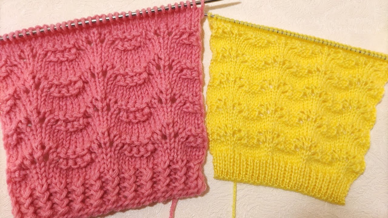 Wavy Stitch Knitting Pattern | Wellenmuster stricken | Punto onda ai ferri | Punto ondulado Tricot