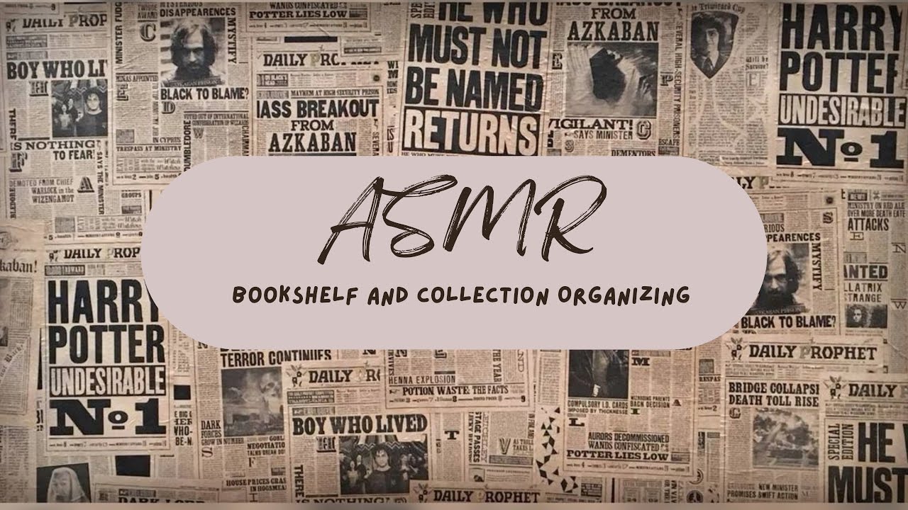 Asmr Book Stack ASMR Bookshelf and Collection Organizing #ASMR #BookOrganization # ...