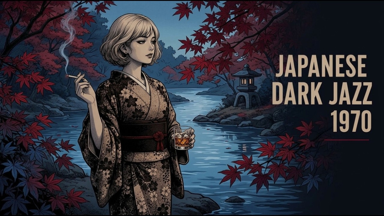 Japanese Dark Jazz 1970s: Vinyl Melodies for Urban Melancholy
