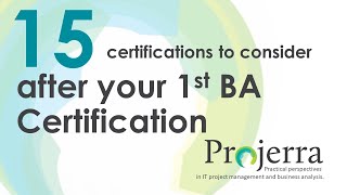 15 Certifications To Consider After Your 1St Ba Certification