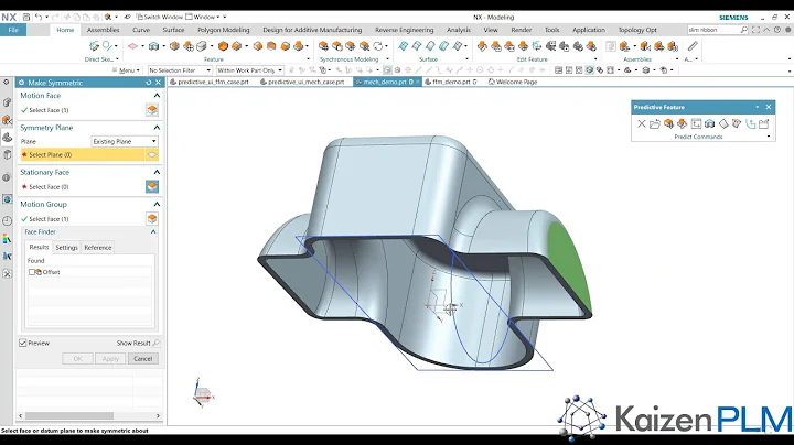 NX Predictive Feature