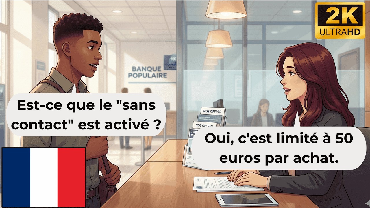 6 Conversations Talking About Everything Banking| Learn French Easy With DELF A2
