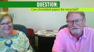 Recycling In Greater Richmond - Shredded Paper