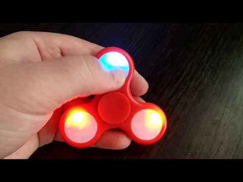 Спиннер светящийся купить в Киеве, красный Spinner с подсветкой LED Спиннер светящийся купить в Киеве, красный Spinner с подсветкой LED