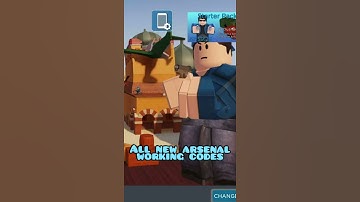 *MARCH 2021* ALL NEW WORKING ARSENAL CODES #Shorts