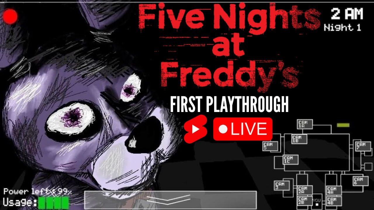 🔴LIVE NOW: Five Nights at Freddy's First Playthrough