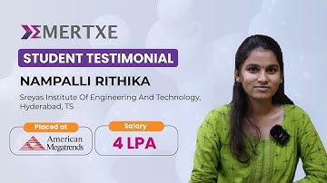 Best Embedded Training Institute for Placement | Rithika Placed at American Megatrends