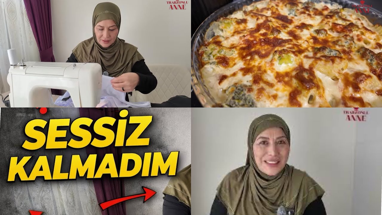 KENDİ DİKİŞİNİ KENDİN YAP TERZİLİK PAHALI AKŞAM YEMEĞİ | BROKOLİ GRATEN SOHBET VLOG..