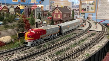 Railking Santa Fe F-3 Passenger Announcements