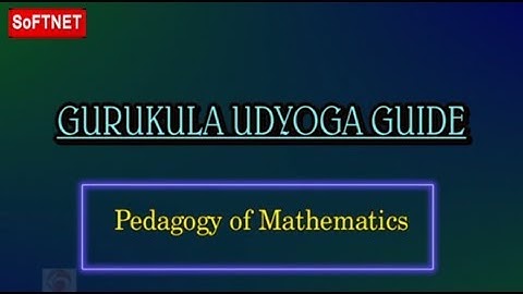 GURUKULAM ||  Mathematics - Pedagogy (Mains)  || LIVE INTERACTION With Suresh