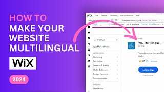 How to Make your Website Multilingual in Wix - 2024 Beginner Tutorial