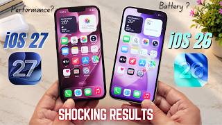 iOS 27 Vs iOS 26 on iPhone 13 - Speed Test, 100  Features, Battery, Comparison, Performance,  ✅