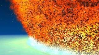 人類滅亡 --- Meteorite Collision by Blender