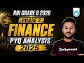 RBI Grade B 2026 | Phase 2 | Finance | 2025 PYQ Analysis