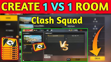 🔥How To Create 1 vs 1 Custom Room In Free Fire Clash Squad 2022🔥Create 1vs1 Custom Room In Free Fire
