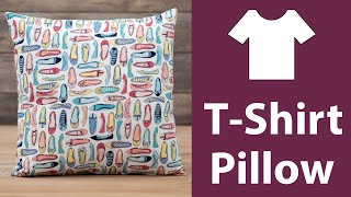 How to Sew a T-Shirt Pillow