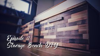 【Storage bench DIY】カラーボックスリメイク！お洒落な収納ベンチに改造！