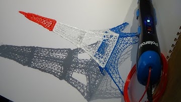 3D Pen | How To Make The Eiffel Tower!