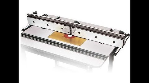 MLCS Woodworking X1 Router Table Fence Assembly and Mounting