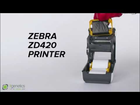 Imprimanta de etichete Zebra ZD420  incarcare consumabil (2)