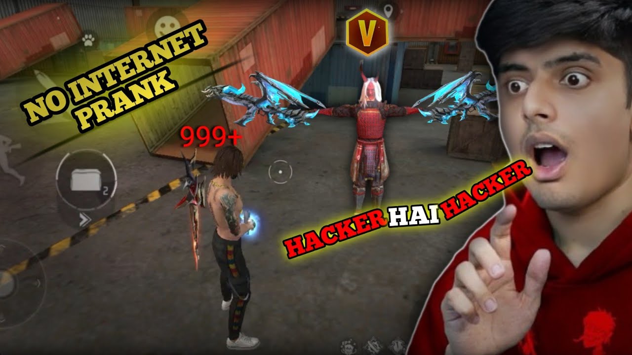 FREE FIRE MAX | NO INTERNET PRANK HACKER #TOTAL GAMING - YouTube