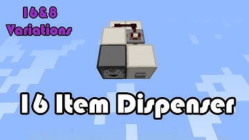 16 Item Dispenser (+ 8 Item variation) [Minecraft]