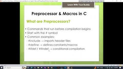 Tutorial 18 : C Preprocessor & Macros Explained ⚡ | #define, #include, Conditional Compilation