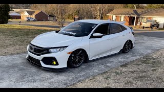 Bagged FK7 Hatch with HFP Wheels