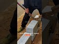 Efficient and Precise Granite Curbstone Installation Using a Specialized Clamp Tool.#shorts #fyp