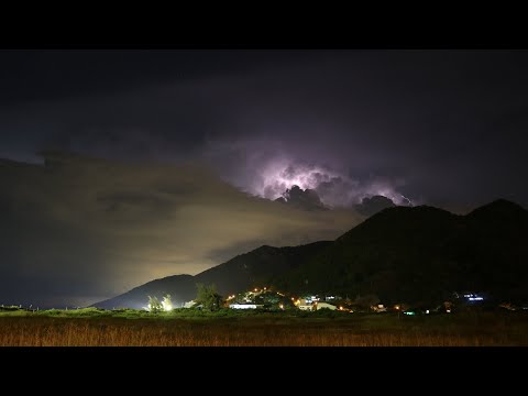 Timelapse: incrível tempestade