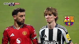 Anthony Gordon vs MAN UNITED | WELCOME TO BARCELONA🔵🔴| BEAST