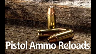 Pistol Reloads vs. Factory Ammo