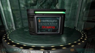 Doom 3 MAP - Arena PART 11 (maxed graphics)