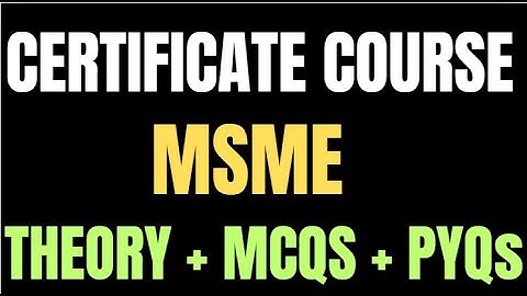 🔥 **MASTER IIBF MSME CERTIFICATION: LAST YEAR