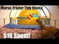 $10 Cabin Conversion-Horse Trailer- Tiny House Village Phase One!