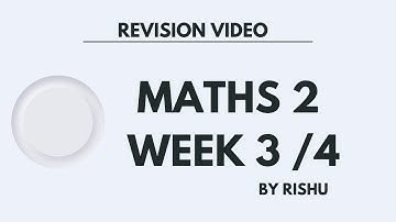MATHS 2 W3 AND W4 QUICK REVISION | VECTOR SPACE,SUBSPACE,LI,LD,SPAN,SPANNING SET,BASIS,DIMENSIONS