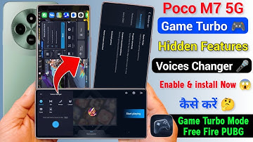 Poco M7 5g Game Turbo Voice Changer Hidden Features 😱 | Game Turbo Mode Enable Now in Poco M7 5g