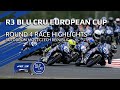 Yamaha R3 bLU cRU European Cup Highlights - Round 4 Autodrom Most