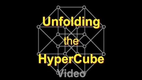 Unfolding the HyperCube (Tesseract) from 4D to 3D