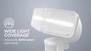 Home Zone Security: TWIN HALO Standby Security Light Features and Benefits