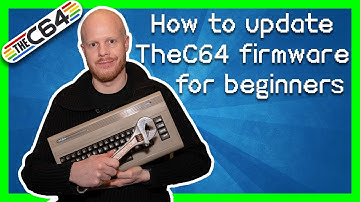 How to update the firmware in a TheC64 - A beginners guide