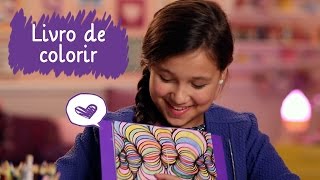Criando livro de colorir com a Lívia Maschio ❤ Mundo da Menina