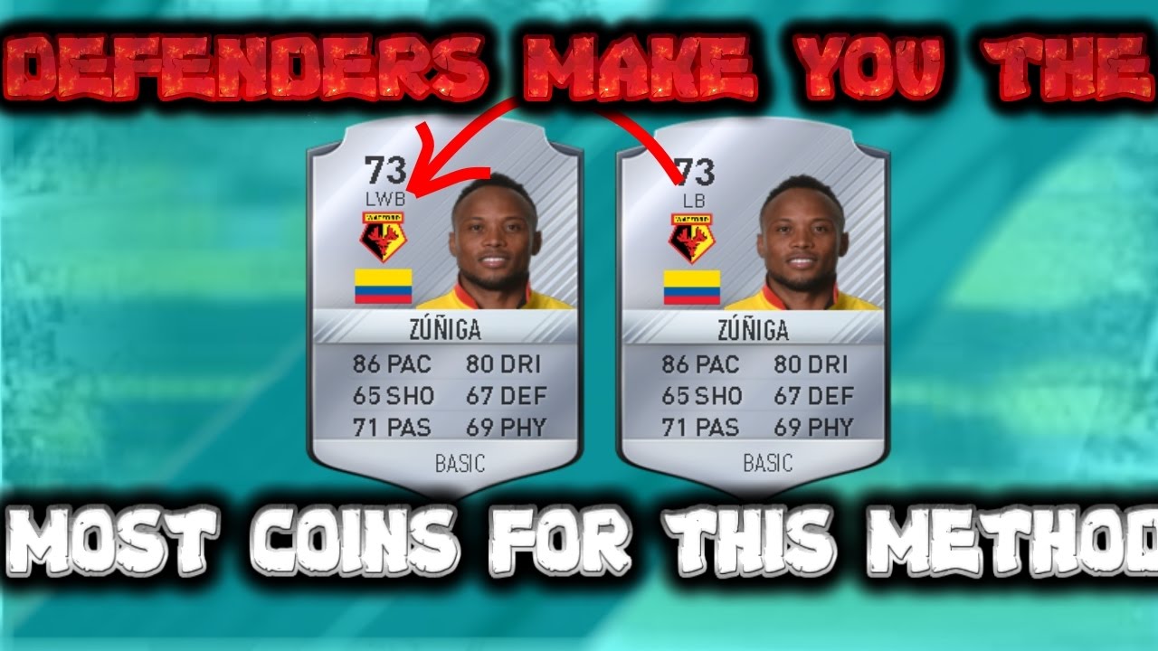 FIFA 17 *NEW* TRADING METHOD - DEFENDERS BEST TO MAKE PROFIT FOR CHANGE METHOD!! (EXPLAINED)