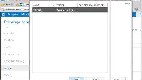 11 create mailbox database on exchange 2013