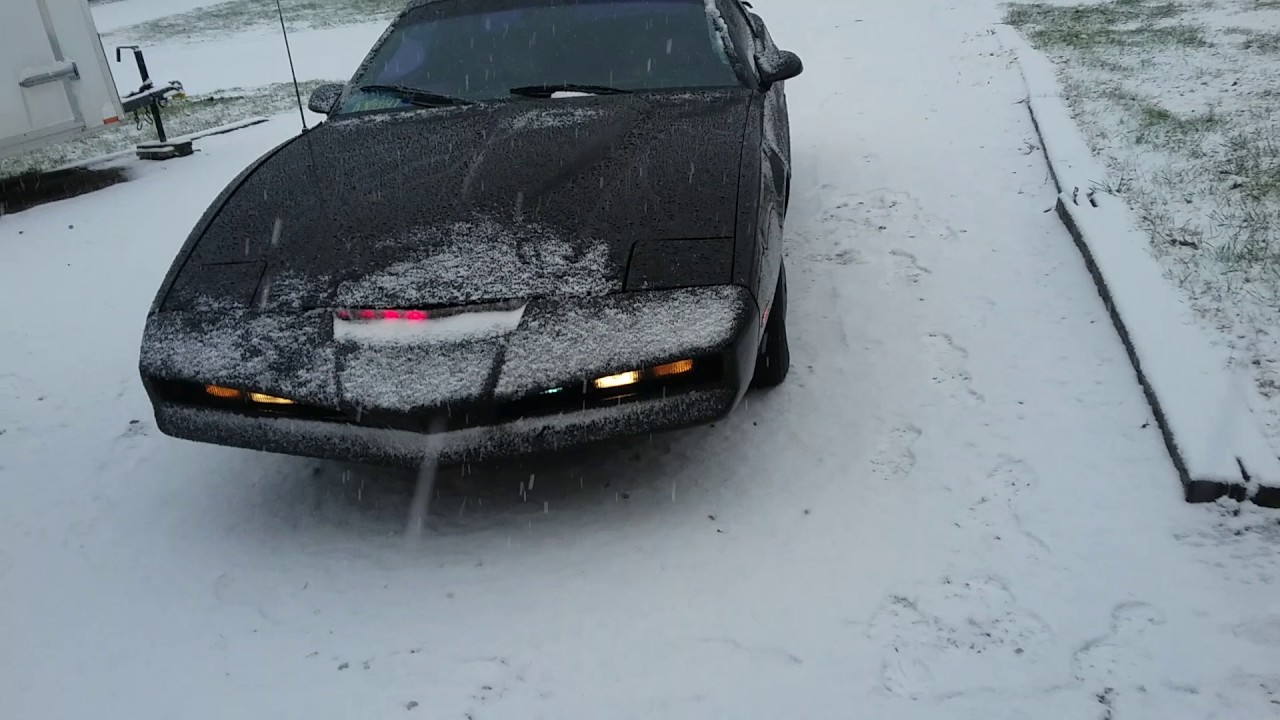 Snow Knight Rider Knight rider Kitt replica the snow - YouTube