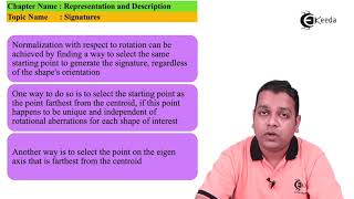 Signatures - Representation and Description - Image Processing