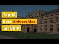 Top 10 best universities in india  best university in india universities college shorts rank